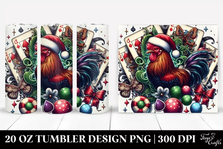 Christmas PNG 20 Oz Tumbler Design