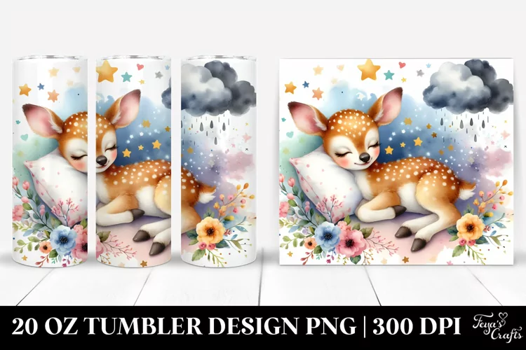 Colorful Baby Deer | 20 Oz Tumbler