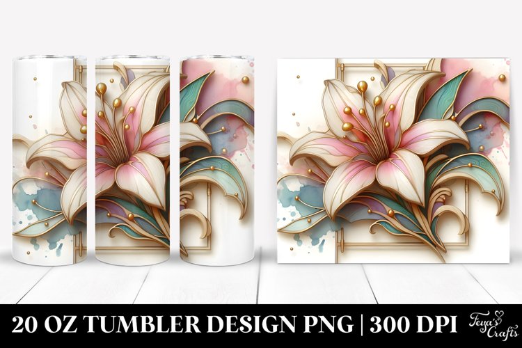 Lily 20 Oz Tumbler example image 1