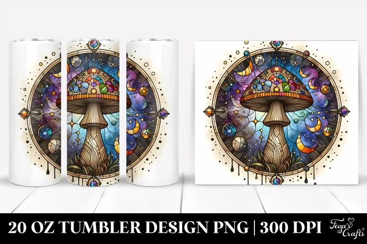 Detailed Stained Tumbler