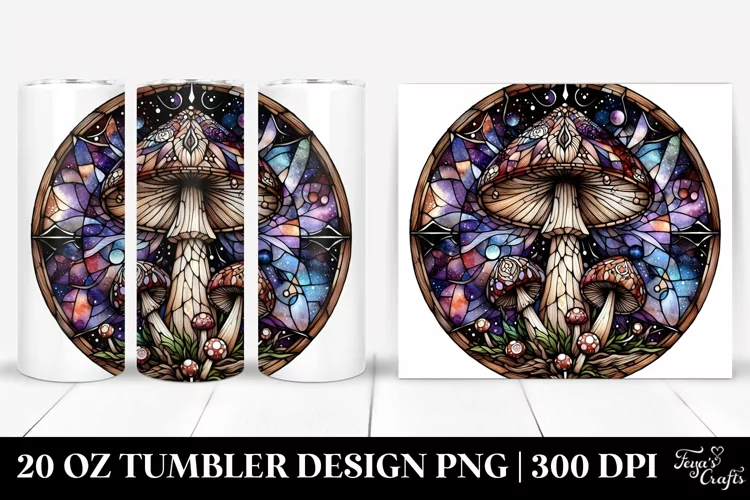 Detailed Stained Tumbler