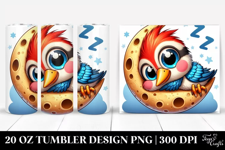 Cute Enthusiastic Woodpecker | 20 Oz Tumbler