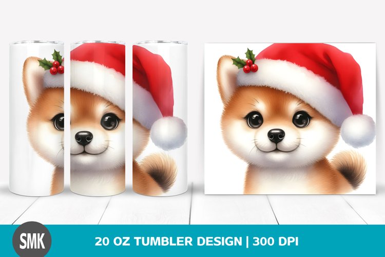 Watercolor Baby Shiba Inu | 20 oz Tumbler