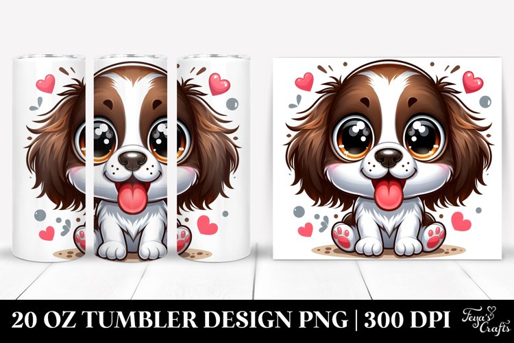 Colorful Baby English Springer Spaniel | 20 Oz Tumbler example image 1
