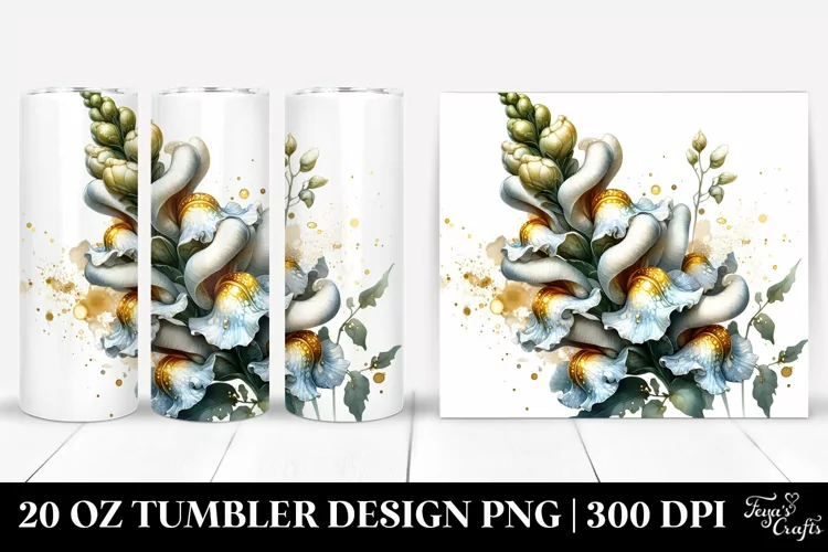 Detailed Glossy Snapdragon | 20 Oz Tumbler