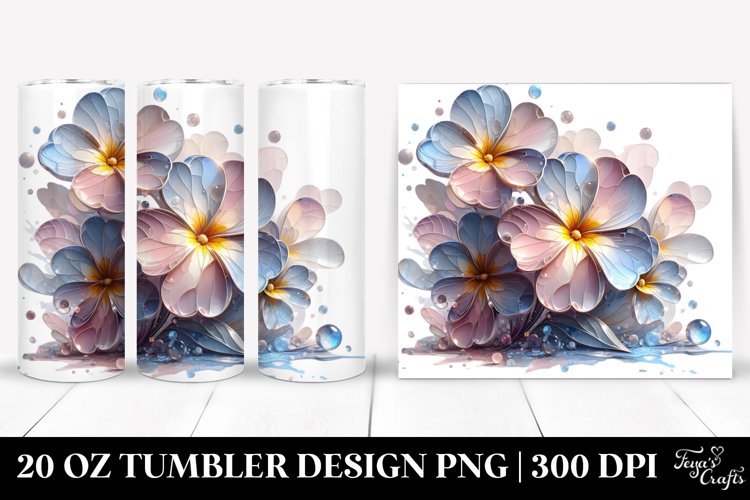 Shiny Primrose 20 Oz Tumbler example image 1