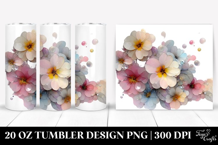 Shiny Primrose 20 Oz Tumbler example image 1