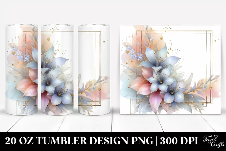 Shiny Lobelia 20 Oz Tumbler