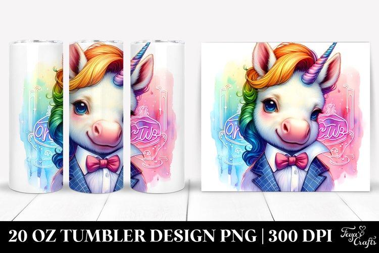 Unicorn . 20 oz Tumbler Design
