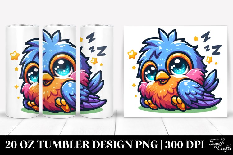 Colorful Crazy Cartoon, Small Baby | 20 Oz Tumbler