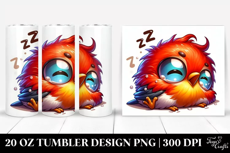 Colorful Enthusiastic, Crazy Cartoon | 20 Oz Tumbler