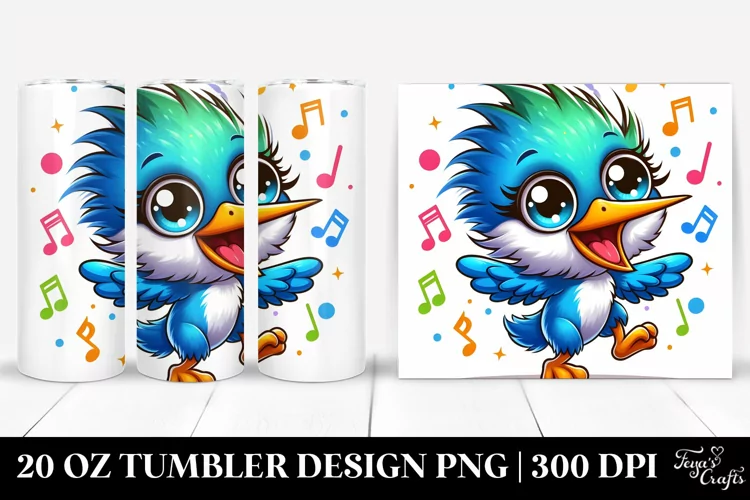 Colorful Crazy Cartoon, Dancing Baby | 20 Oz Tumbler