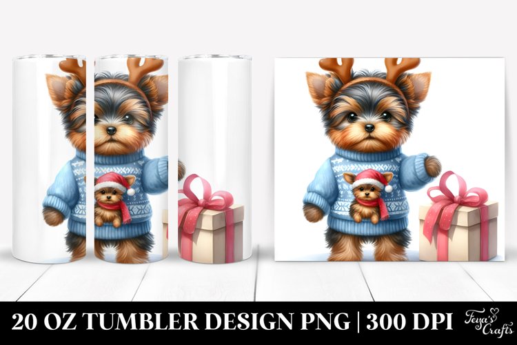 Yorkshire Terrier 20 Oz Tumbler example image 1