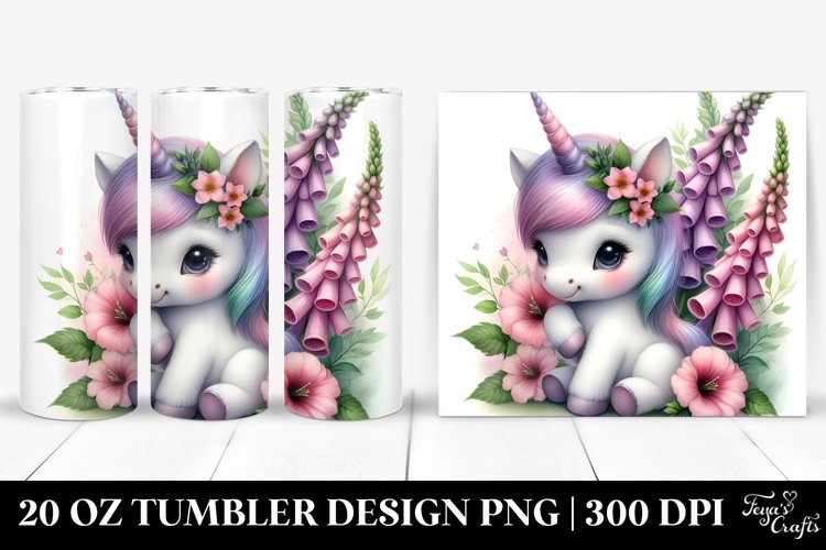 Pastel Baby Unicorn | 20 Oz Tumbler