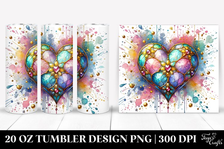 Valentines 20 Oz Tumbler Png