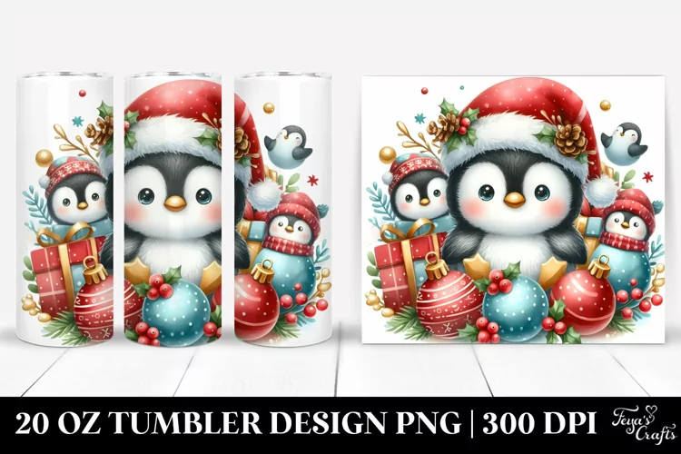 Christmas PNG 20 Oz Tumbler Design