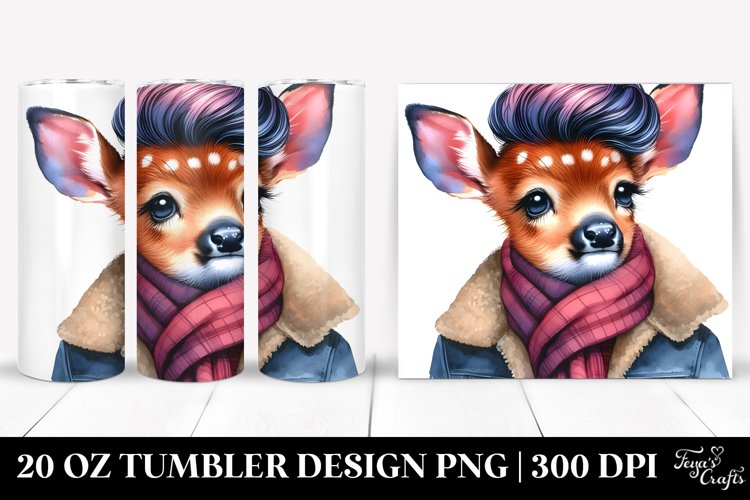 Modest Baby Deer Winter Fashion | 20 oz Tumbler