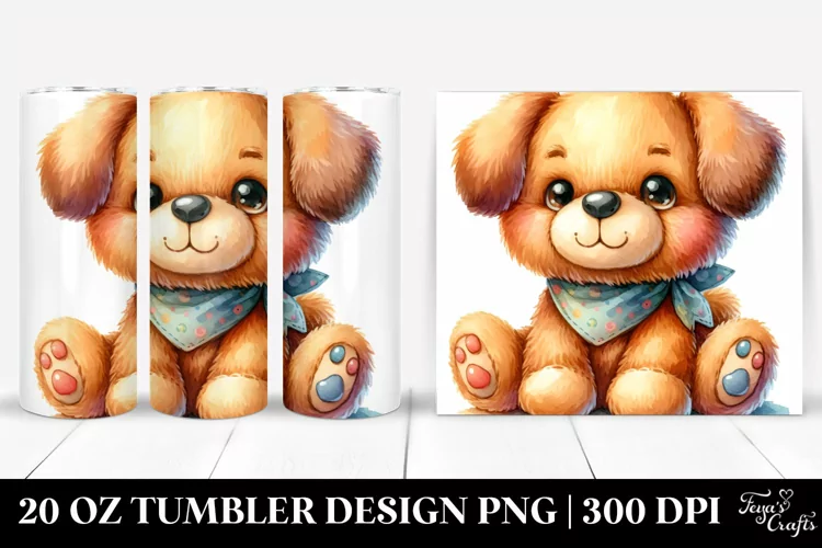 cute baby old plush dog | 20 Oz Tumbler