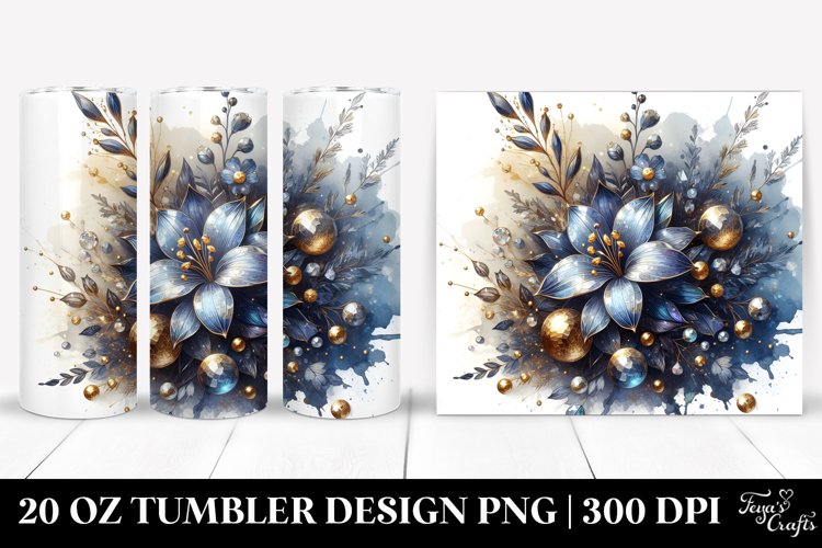 Detailed Shiny Lobelia Tumbler example image 1