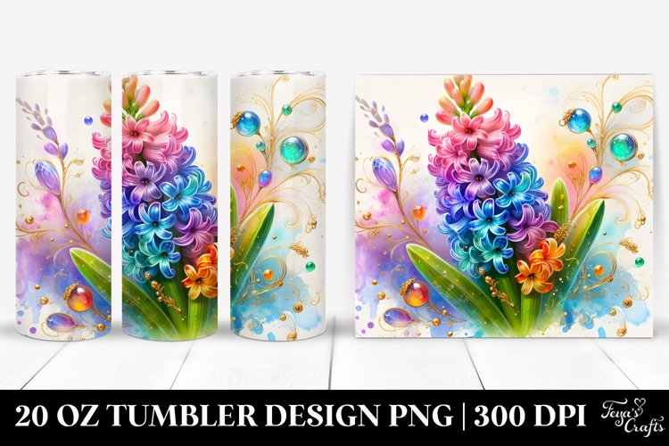 Colorful Hyacinth | 20 Oz Tumbler