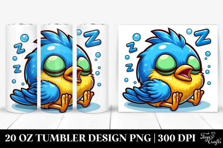 Colorful Baby Thrush | 20 Oz Tumbler example image 1