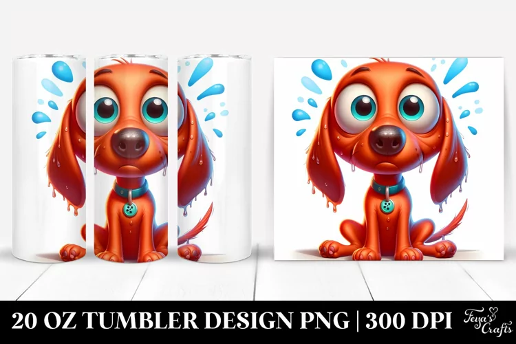 Colorful Funny Baby Vizsla | 20 Oz Tumbler