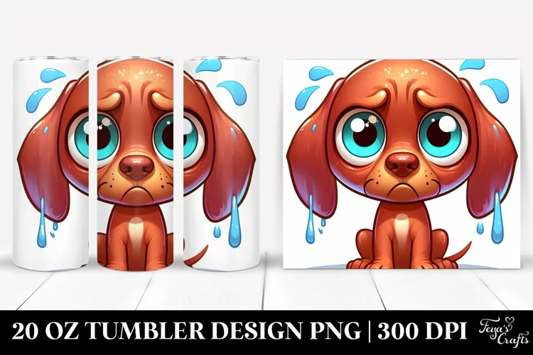 Colorful Funny Baby Vizsla | 20 Oz Tumbler