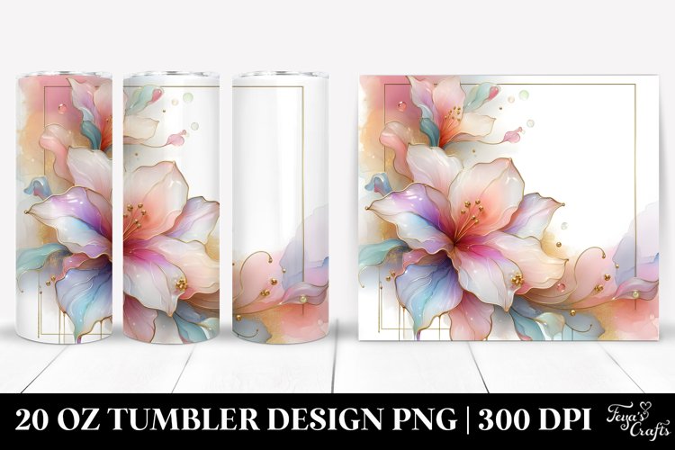 Abstract Pastel Azalea of with Golden Insertions example image 1