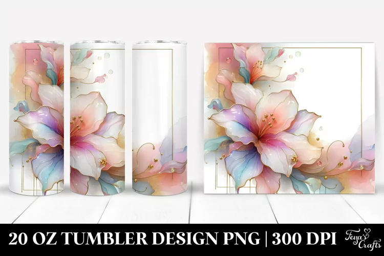 Abstract Pastel Azalea of with Golden Insertions