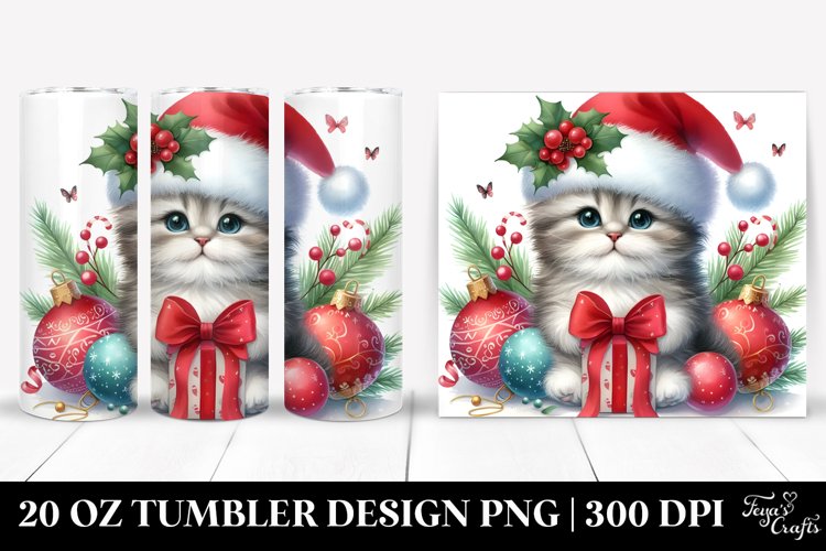 Christmas PNG 20 Oz Tumbler Design