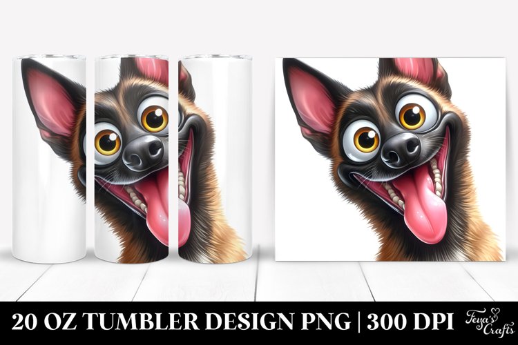 Funny Malinois Tumbler example image 1