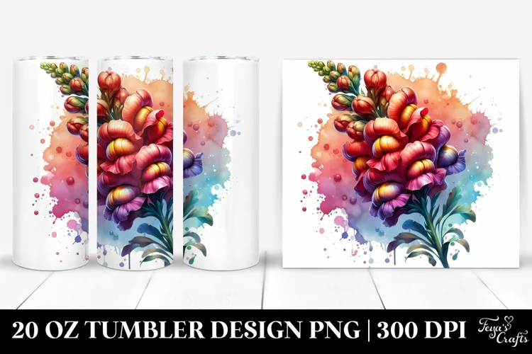 Glossy Snapdragon Tumbler