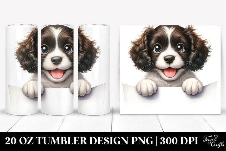 Cute Springer Spaniel Tumbler example image 1