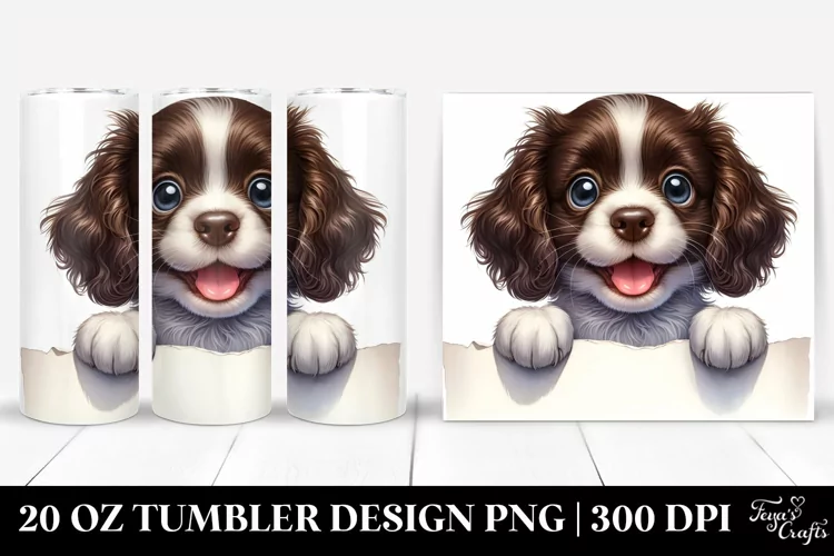Cute Springer Spaniel Tumbler