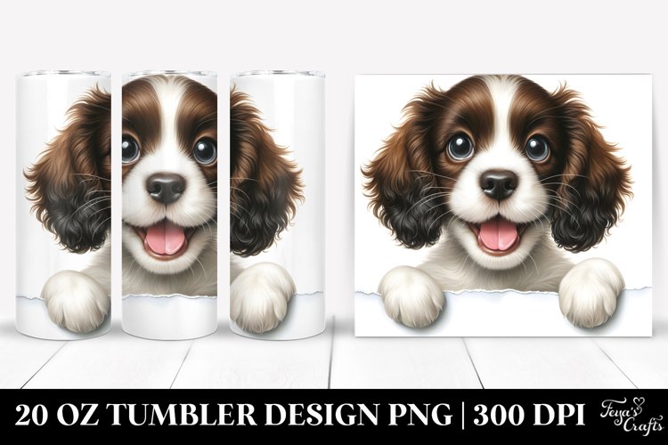 Cute Springer Spaniel Tumbler example image 1