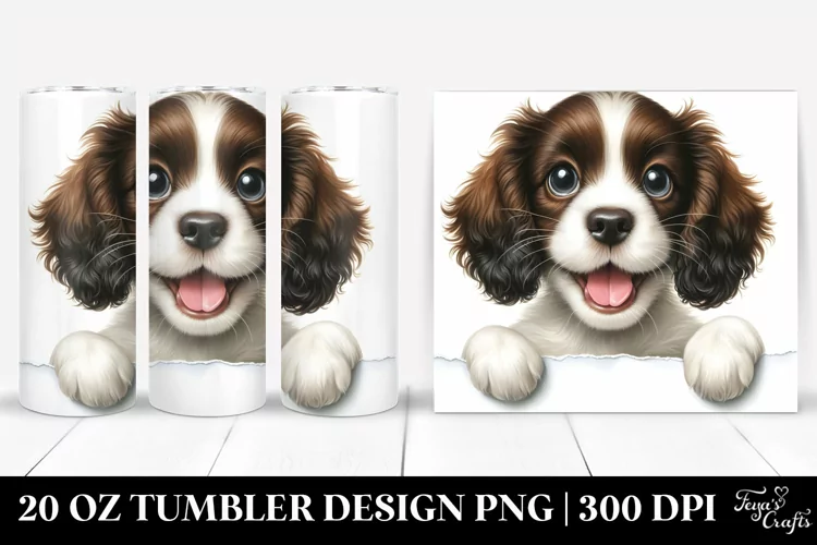 Cute Springer Spaniel Tumbler