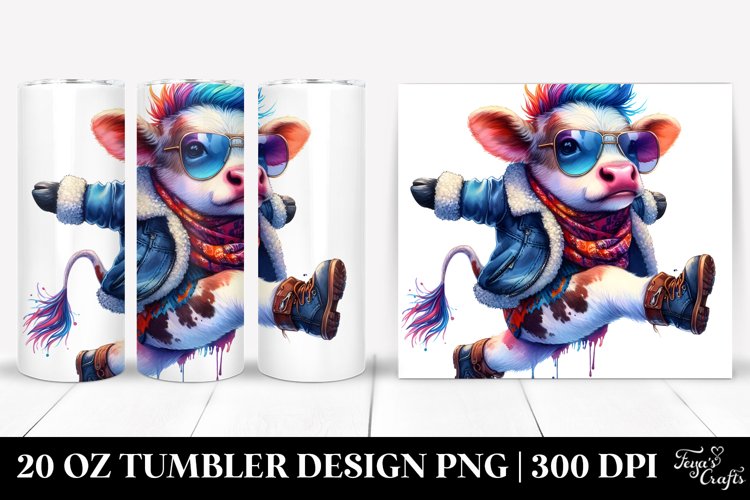 Contempt Baby Cow 20 Oz Tumbler example image 1