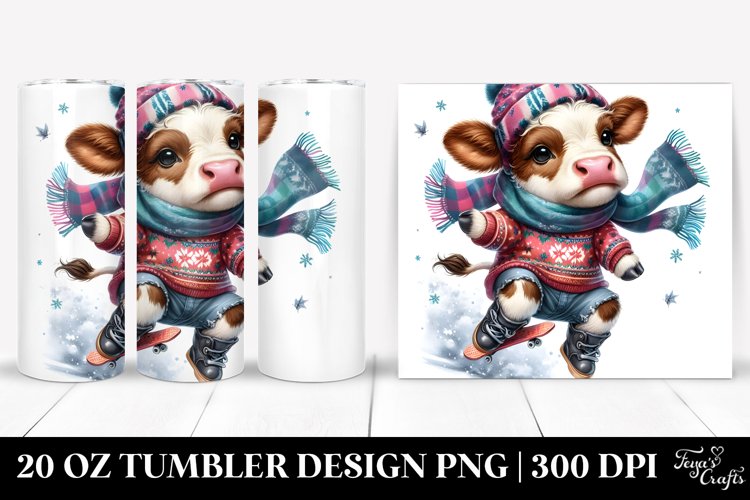 Contempt Baby Cow 20 Oz Tumbler example image 1