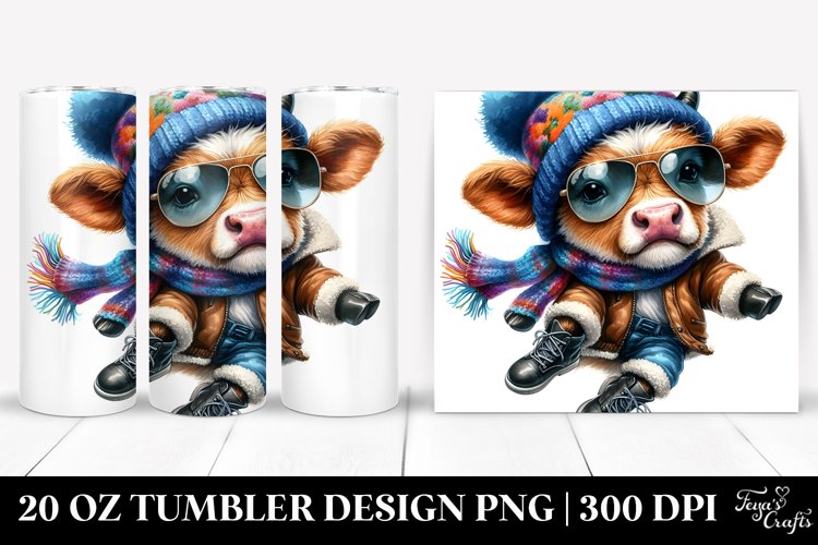 Contempt Baby Cow 20 Oz Tumbler example image 1