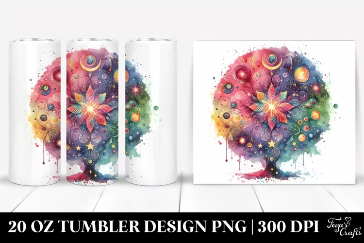 Celestial Mushroom Splash | 20 Oz Tumbler