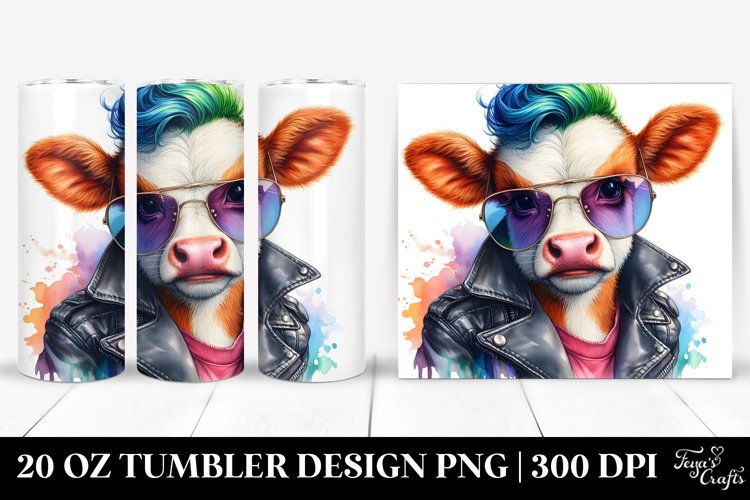 Contempt Baby Cow 20 Oz Tumbler example image 1