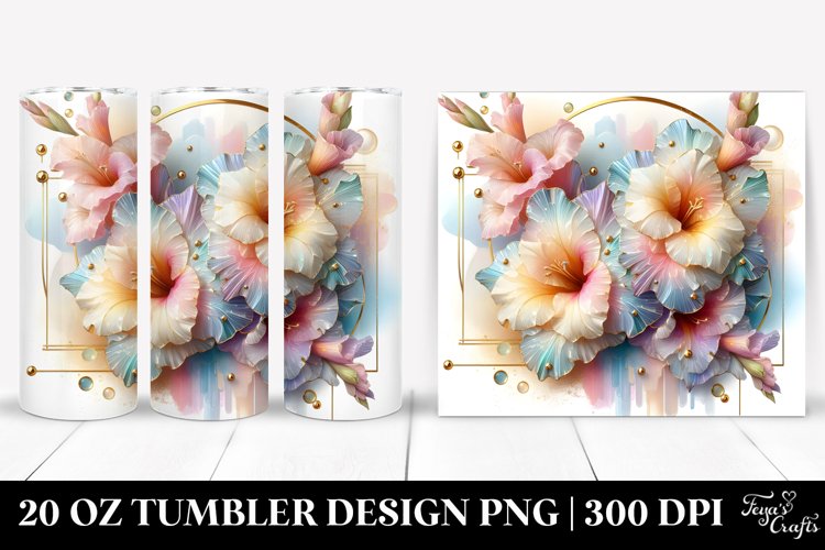 Shiny Gladiolus Tumbler