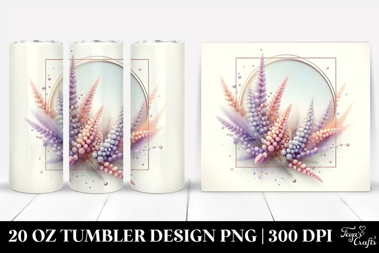 Abstract Heather made of Material