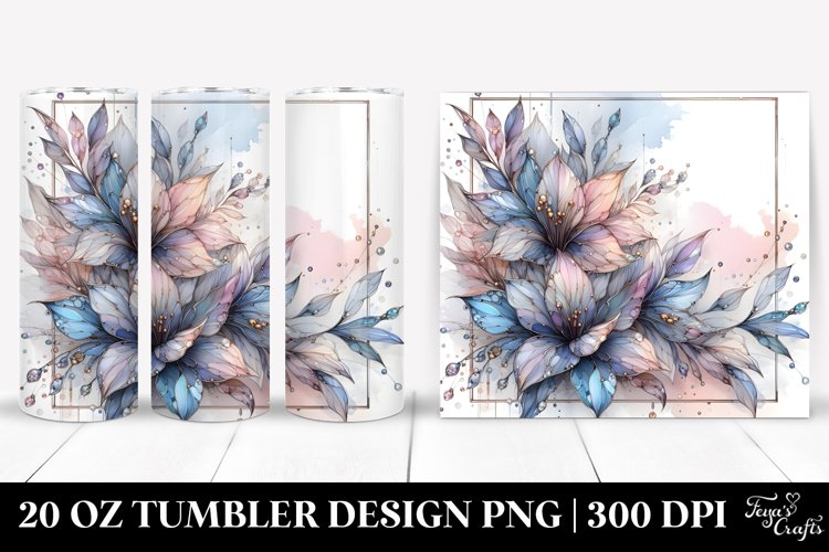 Abstract Lobelia made of Material example image 1