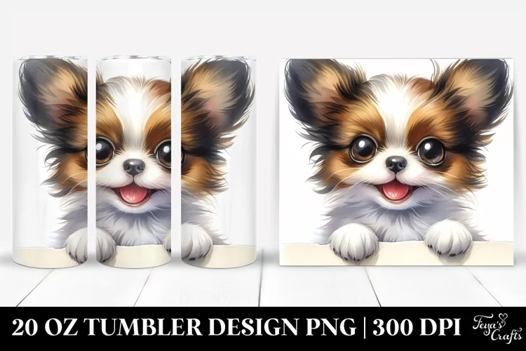 Enthusiastic Baby Papillon | 20 Oz Tumbler