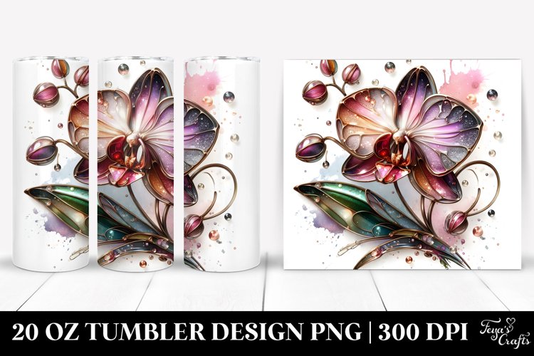 Shiny Orchid Metallic Tumbler