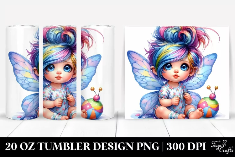 Cute Baby Fairy in Fun Attire
