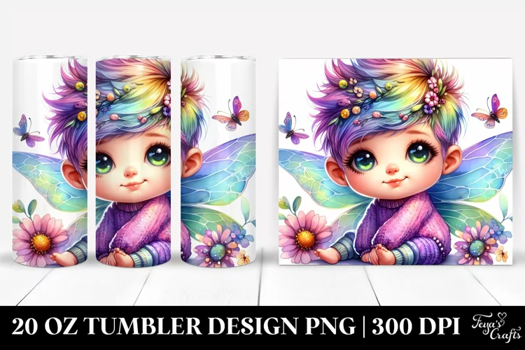 Cute Baby Fairy in Fun Attire