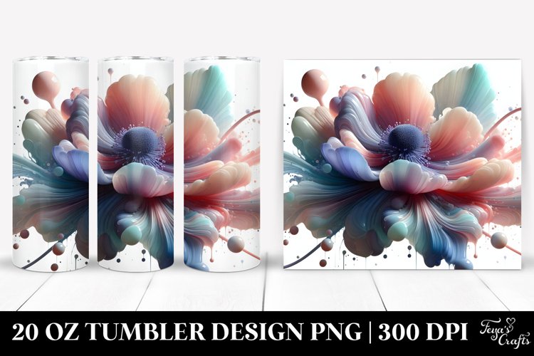 Glossy Anemone Watercolor Clipart