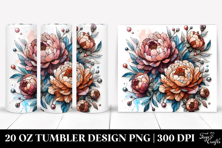 Detailed Wooden Stained Tumbler example image 1